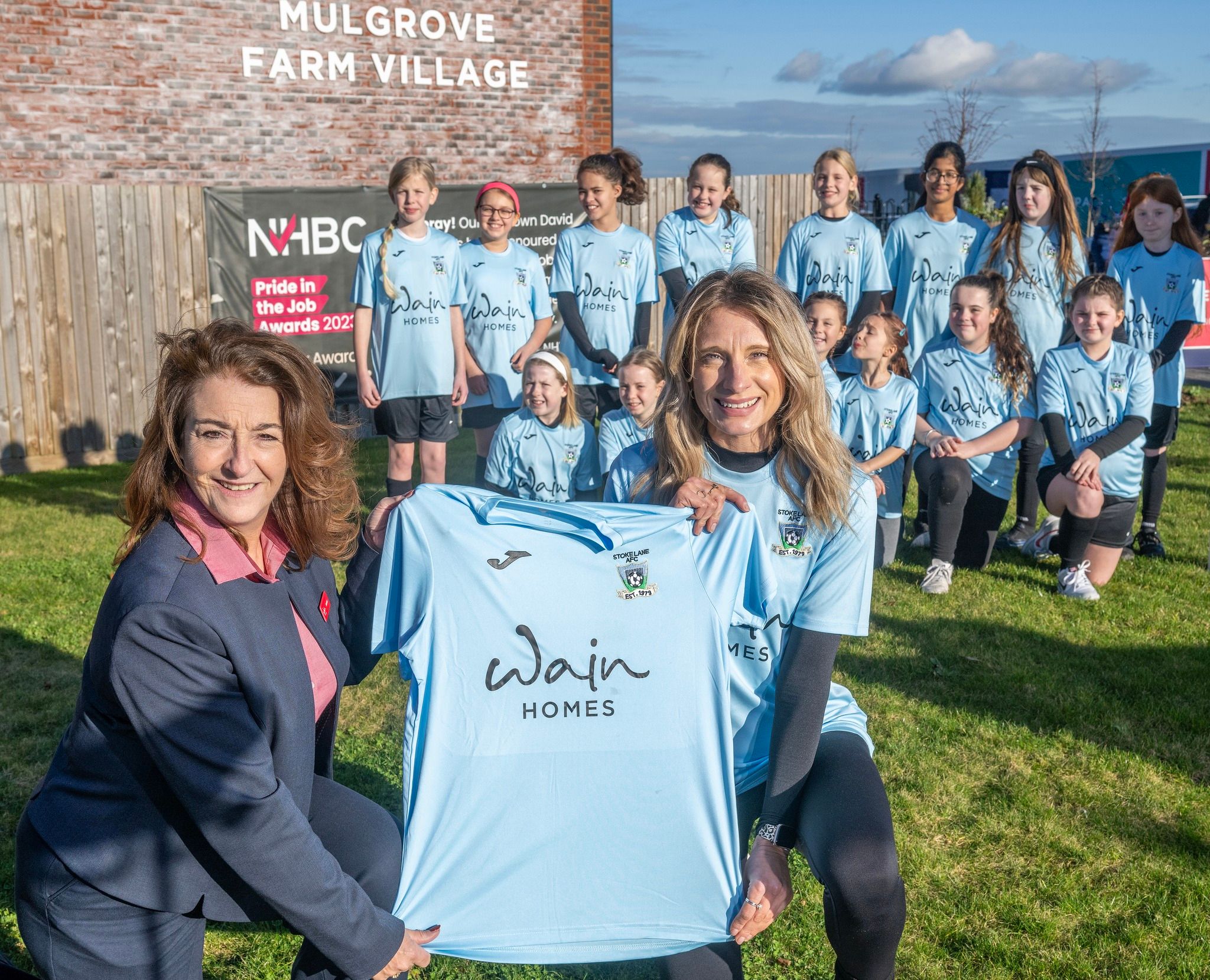 Bristol Girls’ Football Team Net Wain Homes Sponsorship