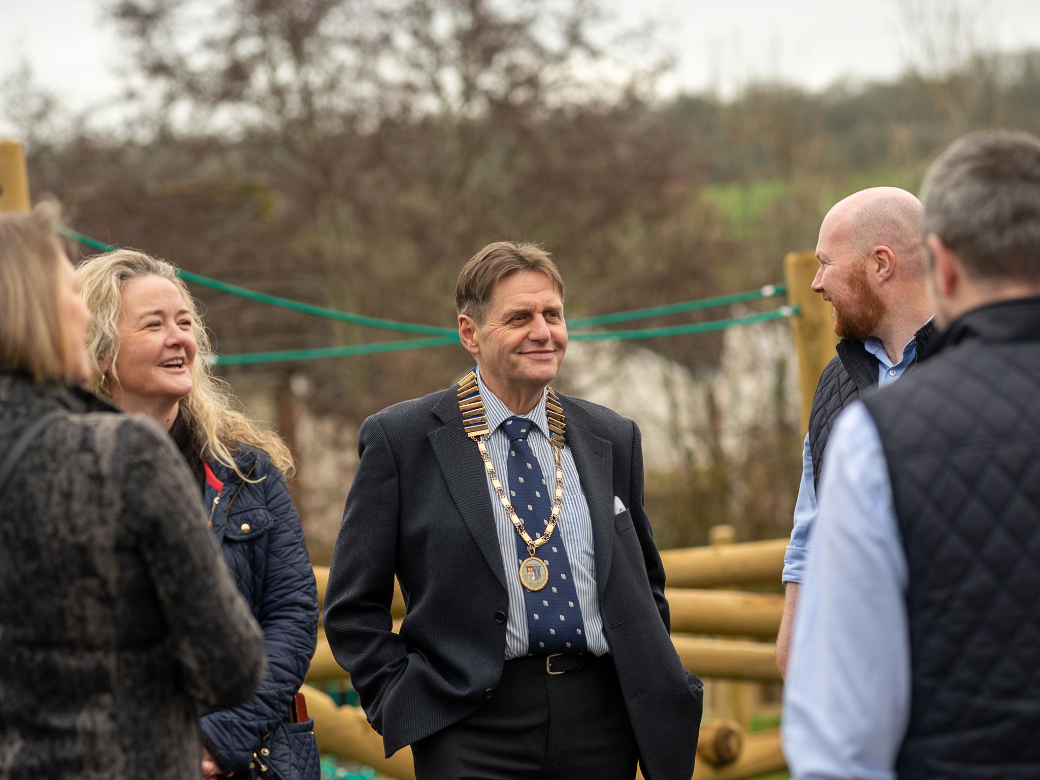 Chudleigh Mayor Opens New Play Area 